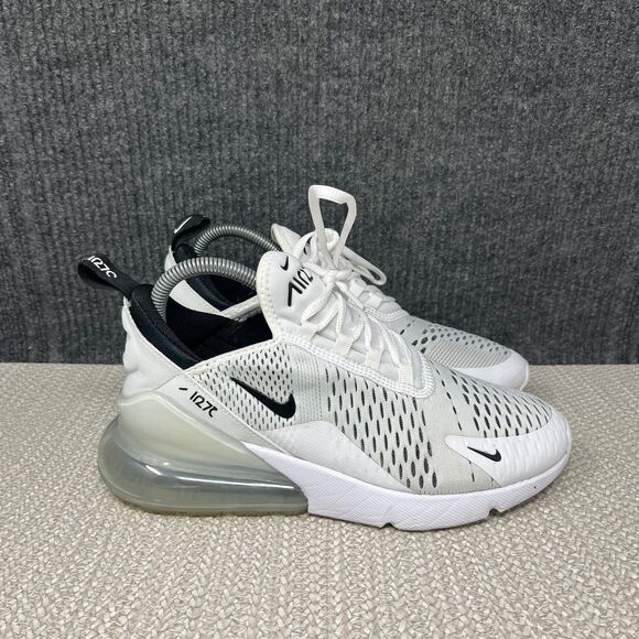 Nike Shoes - Nike Air Max 270 White Black Athletic Running Shoes Women’s 8 AH6789-100
